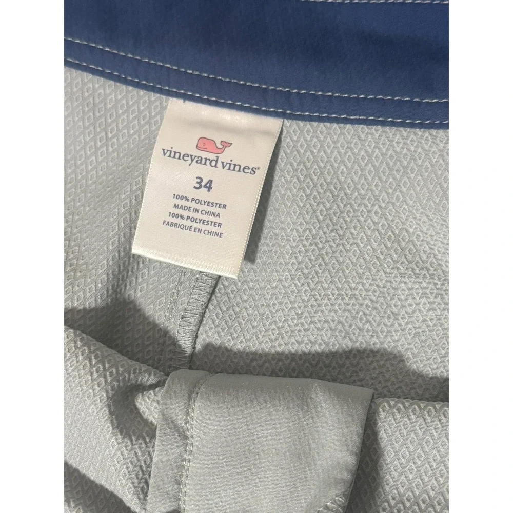 Vineyard Vines‎ lot of 2 Board Shorts Sz 34 Blue Gray Swim Trunks Bundle preppy